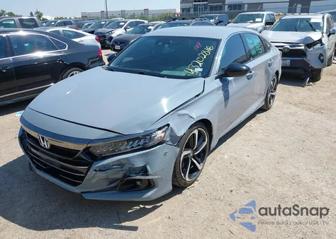 2022 Honda Accord Sport z USA, uszkodzony, nr VIN 1HGCV1F3XNA013962